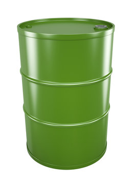 Green oil barrel