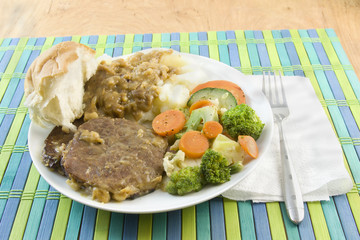 swiss steak and vegetalbes