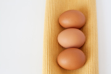 Three eggs