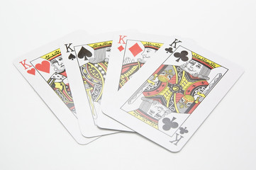 4枚のキングのカード