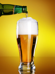 Beer pouring