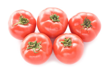 Red fresh tomatoes