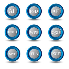 icônes extension fichiers