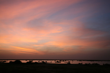 Sunset in Mauritania