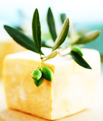 Olive soap bar