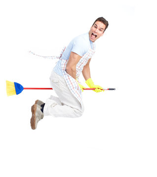 Man cleaner.