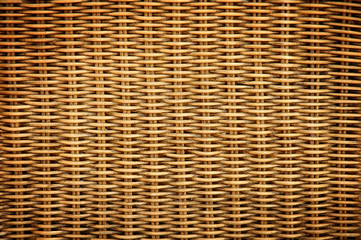 texture of rattan weave