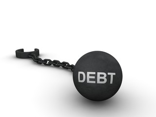 Debt concept