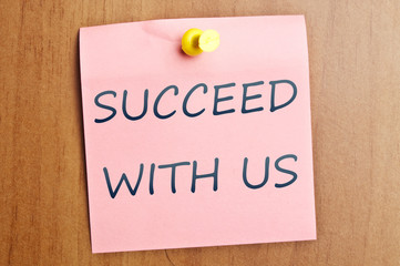 Succeed with us ad