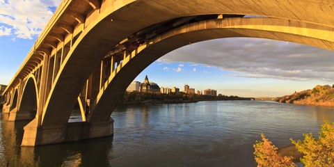Sunset on the Bridge