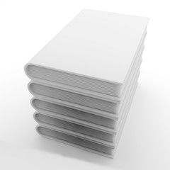 pack of white books