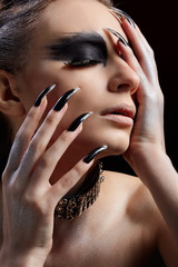 Obraz premium vulture girl