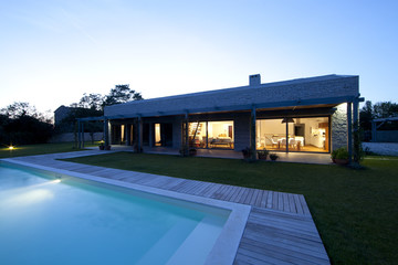 Modern stone house in Istria