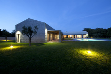 Modern stone house in Istria