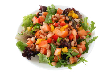 salad with beans