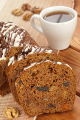 Dark fruitcake