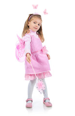 Little girl in fairy costume