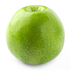 Green apple Isolated on a white background