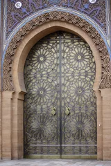 Die Tür des königlichen Palastes in Casablanca - Marokko © nikla