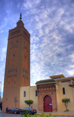Obraz premium Il minareto di una moschea marocchina