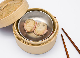 Chinese steamed dimsum oyster