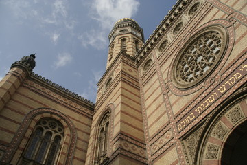 Obraz premium Synagogue, Budapest, Hungary