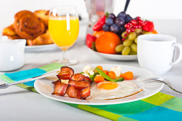 Breakfast table