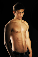 Fototapeta premium Muscular man torso