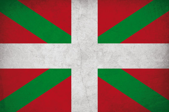 Drapeau basque grunge