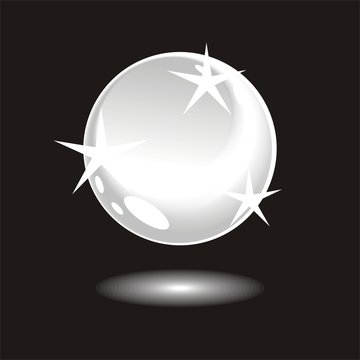 pearl  or magic crystal ball