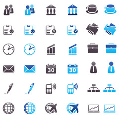 business Blue & Black