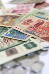 Czech old paper money