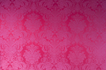 Red seamless floral pattern