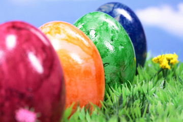 bunte Ostereier