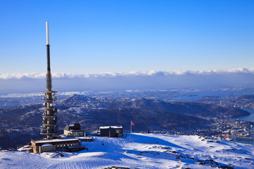 Ulriken in Bergen - View of the city © Morten Almeland