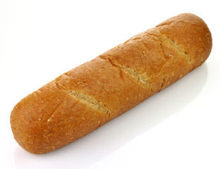 Whole wheat loaf of bread