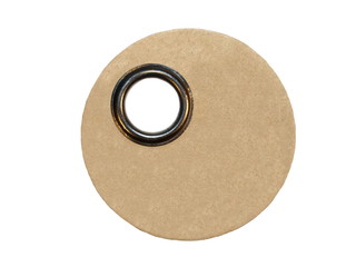 Blank round label, price tag, gift tag, sale tag,