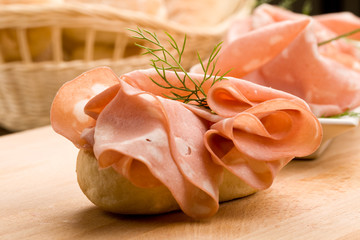 Panino con la Mortadella - Bologna