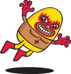 Fototapeta premium Angry Wrestler