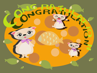 cat congratulation