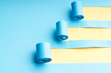 Torn paper with space for your message