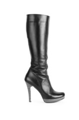 Fashion concept with woman top boots