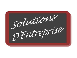 Obraz premium PANNEAU SOLUTIONS D'ENTREPRISE