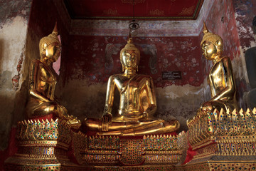 Obraz premium Golden Buddha, Wat Pho, Thailand