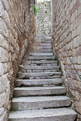 Fototapeta na wymiar Old stone stairs