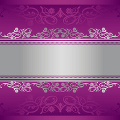 abstract background frame silver