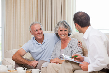 Obraz premium Seniors with assurance man