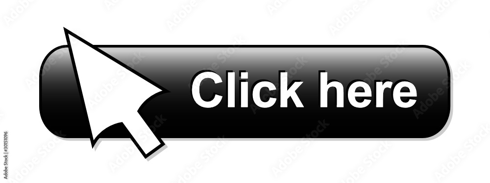 Aufkleber click here web button (connection internet mouse cursor go ok)