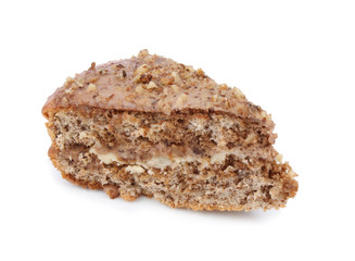 piece of nuts cake close up