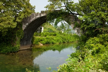 Foto op Canvas Ancient stone bridge © ping han